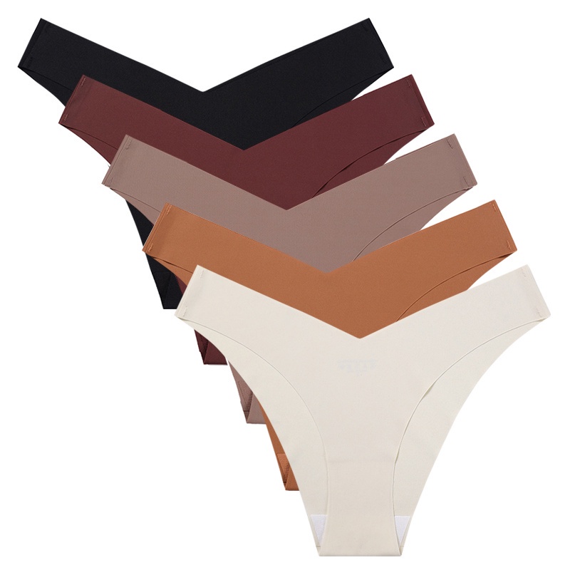 Quần Lót Không Đường May Màu Sắc Đơn Giản Cho Nữ JP5