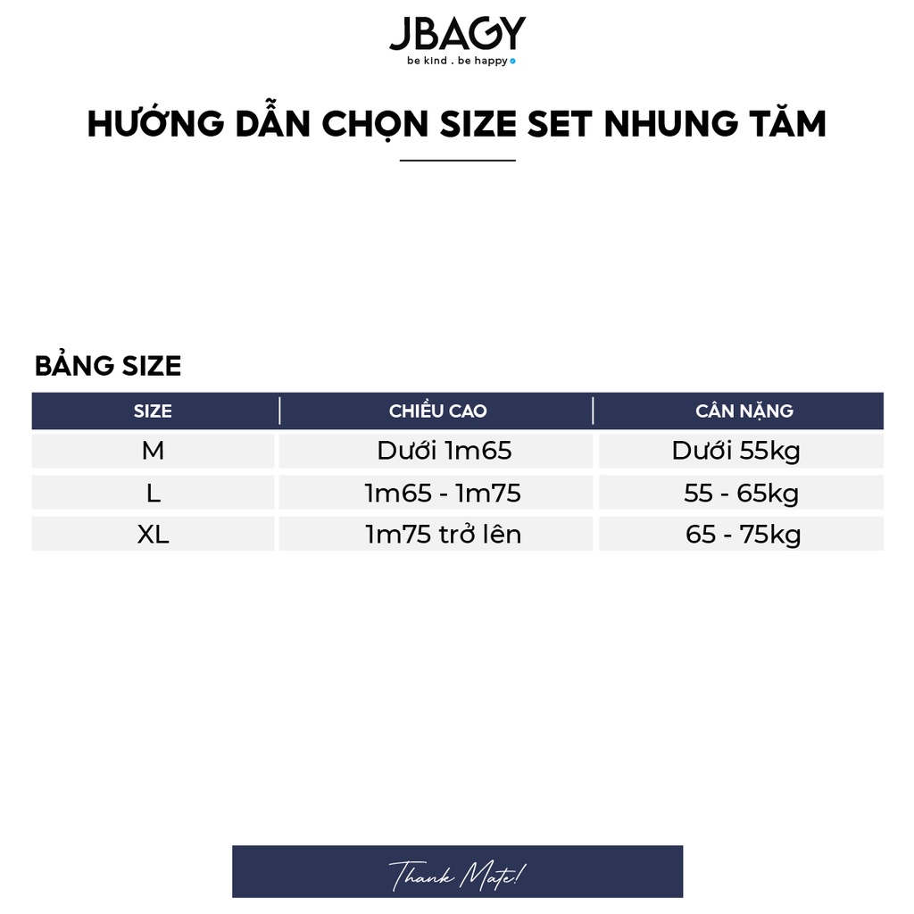Đồ bộ form rộng chất liệu tăm Hàn dệt cao cấp thương hiệu JBAGY - JB01