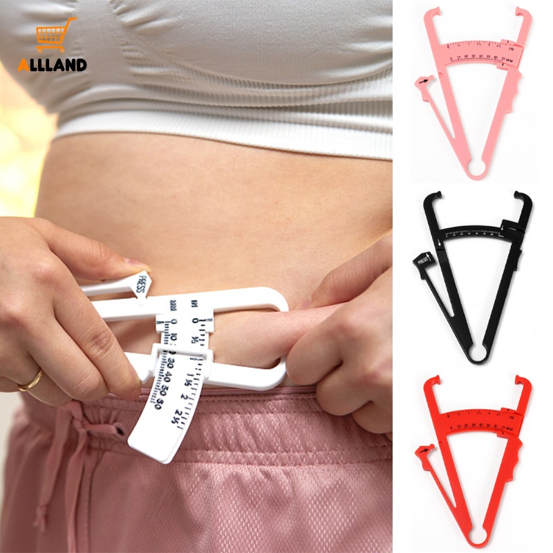 Thước Cặp Đo Mỡ Cơ Thể 4 Màu Bằng Nhựa Chống Trượt / Bền Bỉ