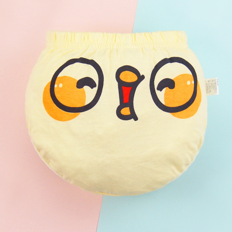 Quần Lót Cotton Mềm Mại Thoáng Khí In Họa Tiết Hoạt Hình Đáng Yêu Cho Bé