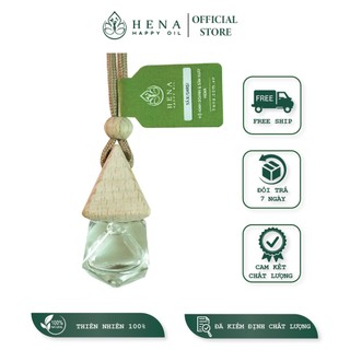Tinh dầu Gù Hương Hena - Mùi thơm dễ chịu của xá xị - Lọ 8ml- treo xe ôtô