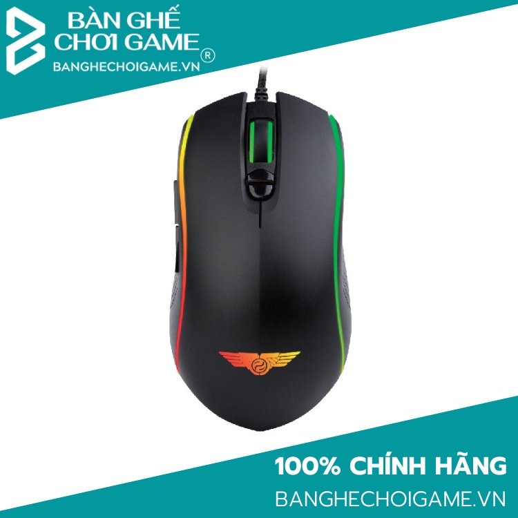 Chuột gaming Newmen GX9 Pro Maxpay (Black/ White) - Hàng chính hãng