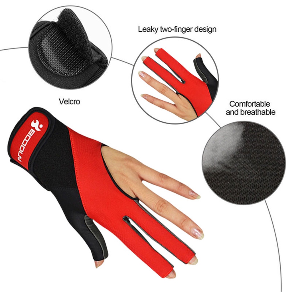 Găng Tay Chơi Bida 3 Ngón Đàn Hồi Chuyên Nghiệp