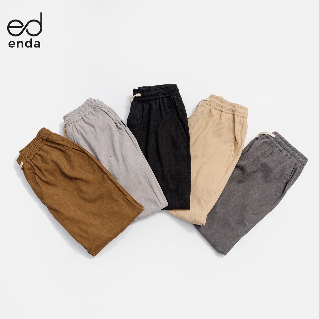 Quần jogger nhung tăm ENDA STORE Quần thể thao nam 5 màu