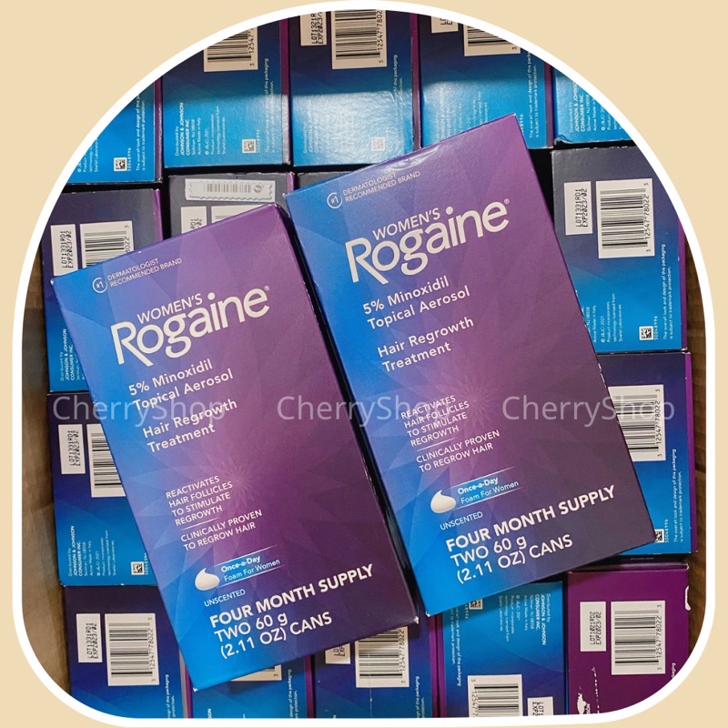 Kem mọc tóc dạng bọt Women's Rogaine Foam Treatmen Minoxidil 5% dành cho nữ của Rogaine