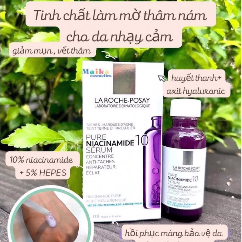 TINH CHẤT SERUM PURE NIACINAMIDE 10 NHÀ LA ROCHE-POSAY