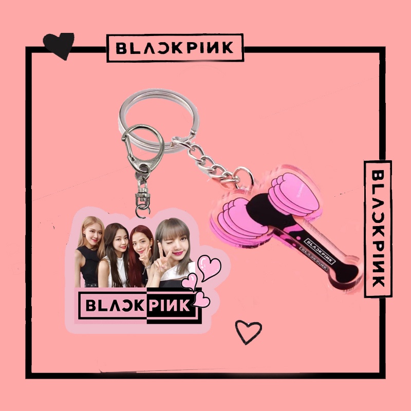 Móc Khóa Hình Blackpink Jennie Rose Jisoo Lisa