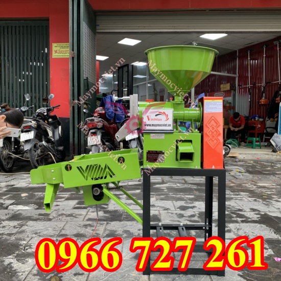 Máy xát gạo mini giá đình giá rẻ có sàng lọc sạn VM X3CN-S
