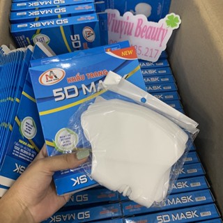 Khẩu trang 5D Famapro thuộc công ty Nam Anh hộp 10 chiếc dày 3 lớp vải không dệt kháng khuẩn
