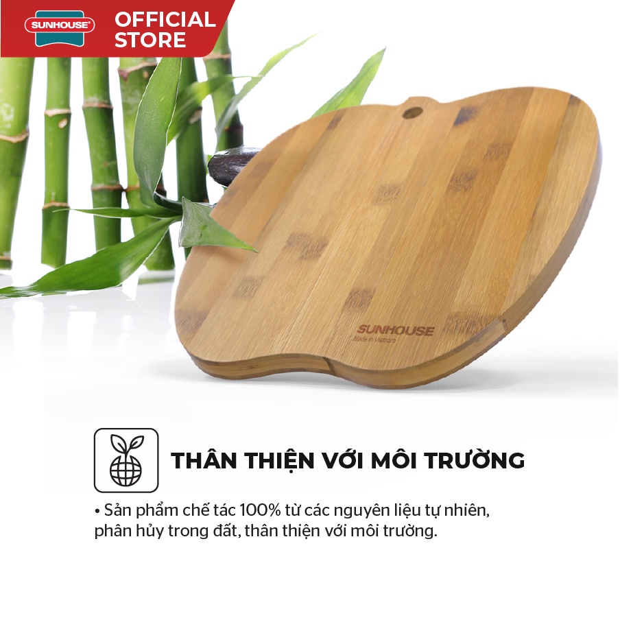 Thớt tre tự nhiên SUNHOUSE KS-CH2626B