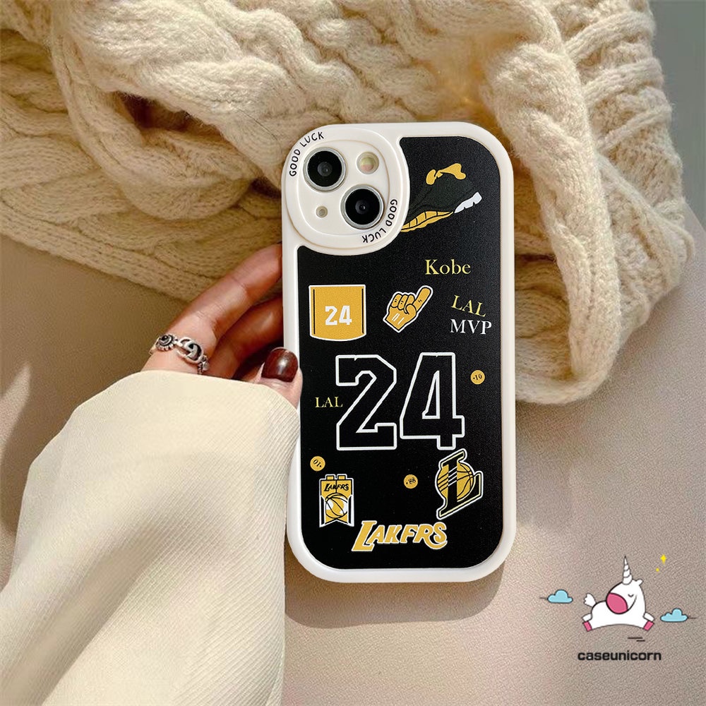 Ốp Điện Thoại TPU Mềm In Nhãn Hiệu N.B.A Lakers Cho IPhone 11 7 8 6 6s Plus 13 12 14 11 Pro MAX 14 Plus XR X XS MAX SE 2020