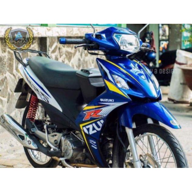 tem rời axelo xanh màng bóng chất liệu mccal