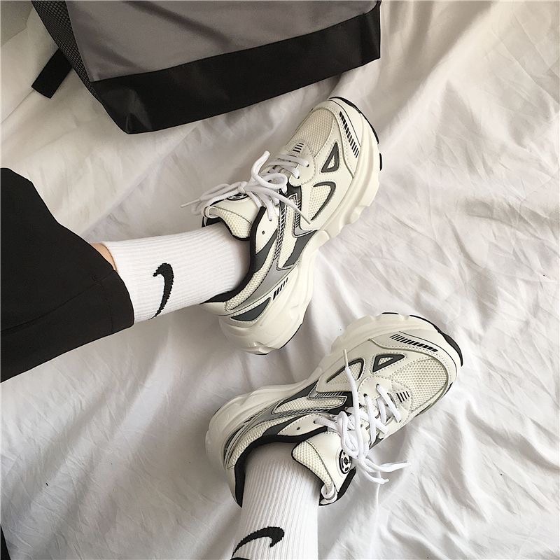 Giày Thể Thao Sneaker Nam Nữ Độn Đế Style Ulzaang Hàn Quốc