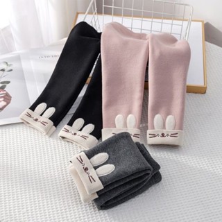  Quần nỉ lót lông cho bé gái quần legging lót lông hình thỏ ngôi sao siêu xinh 