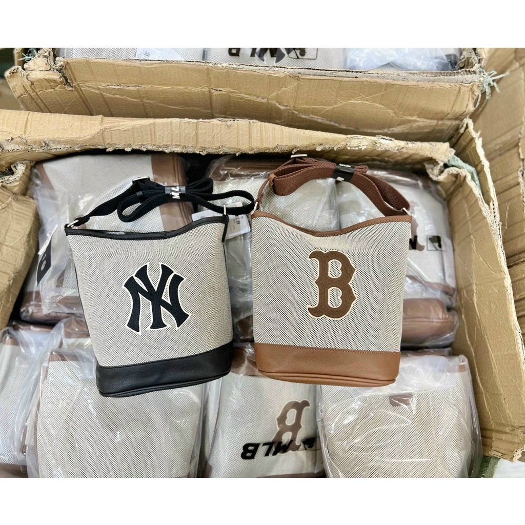 Túi nữ tote MLB big logo canvas (Size 23)