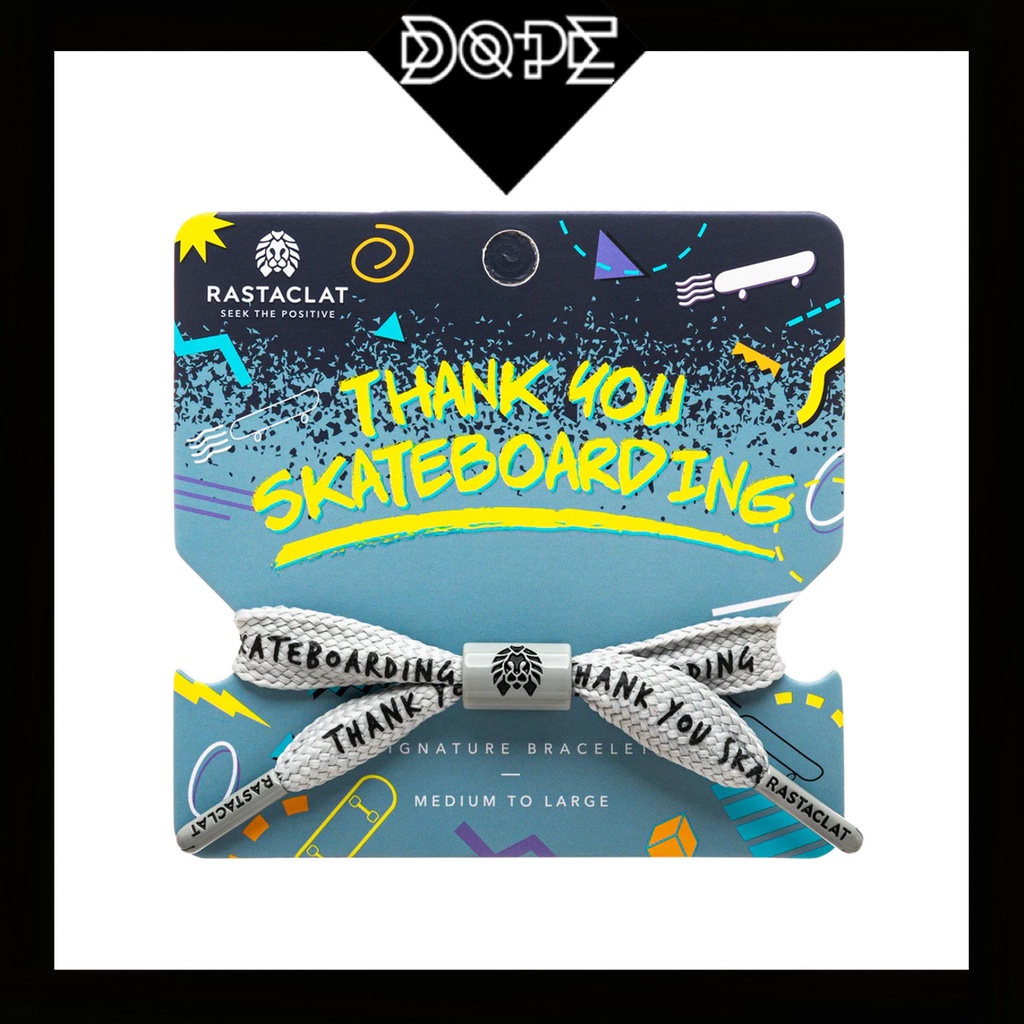 Vòng Tay Ras CHÍNH HÃNG Thank You Skateboarding Grey