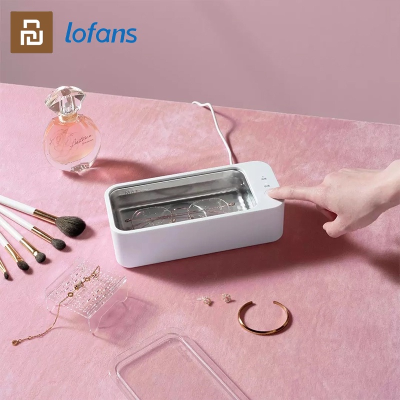 Máy Vệ Sinh Mắt Kính / Trang Sức / Đồng Hồ Chế Độ Rung Siêu Âm Youpin Lofans