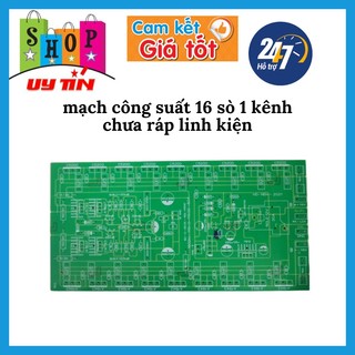 Pcb công suất 3u 18 sò một kênh bo sợi thuỷ tinh
