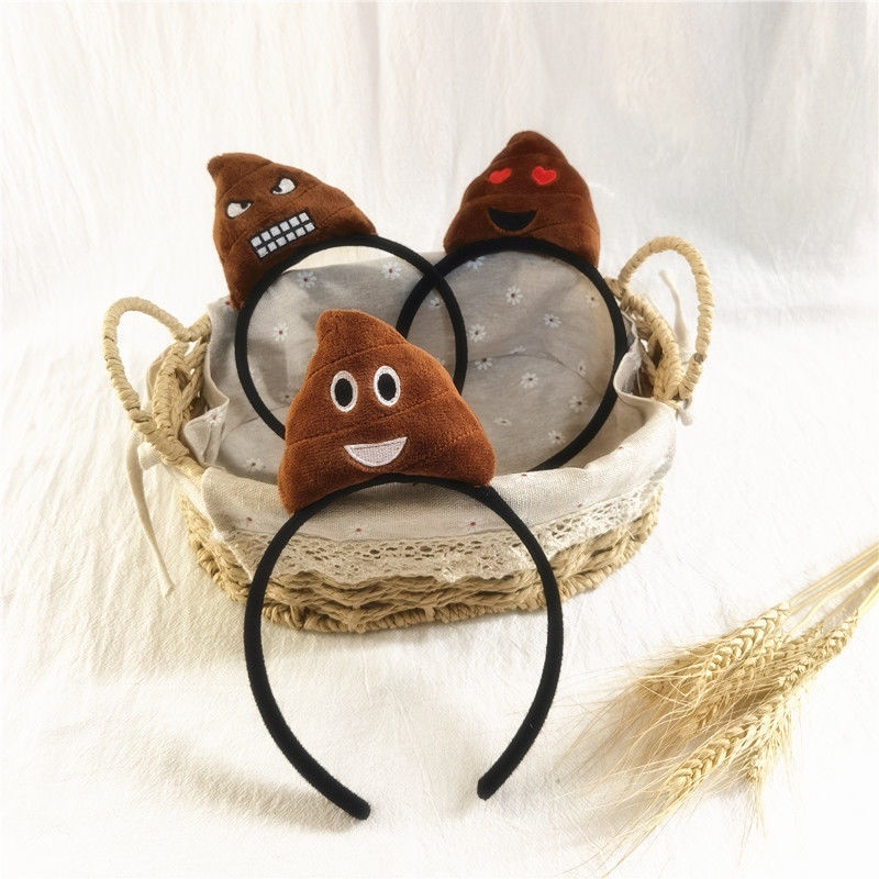 Băng Đô Hình Ngộ Nghĩnh Hài Hước Vui Nhộn Hình Shit Dễ Thương