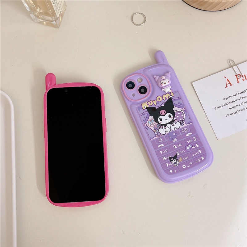 NOKIA Ốp Điện Thoại Chống Sốc In Hình Sanrio Kuromi My Melody 3D Dễ Thương Cho iPhone 14 13 12 11 Pro Max XR X XSMAX