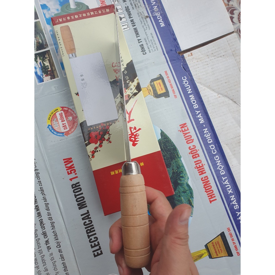 Dao thái thịt, thái rau củ bản lớn thép không gỉ