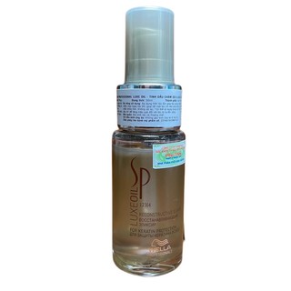 Tinh dầu Argan dưỡng chăm sóc tóc hư tổn Wella SP Luxe Oil 30ml