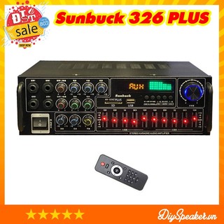 Ampli sunbuck 326bt có bluetooth dùng nguồn điện 220v/12v