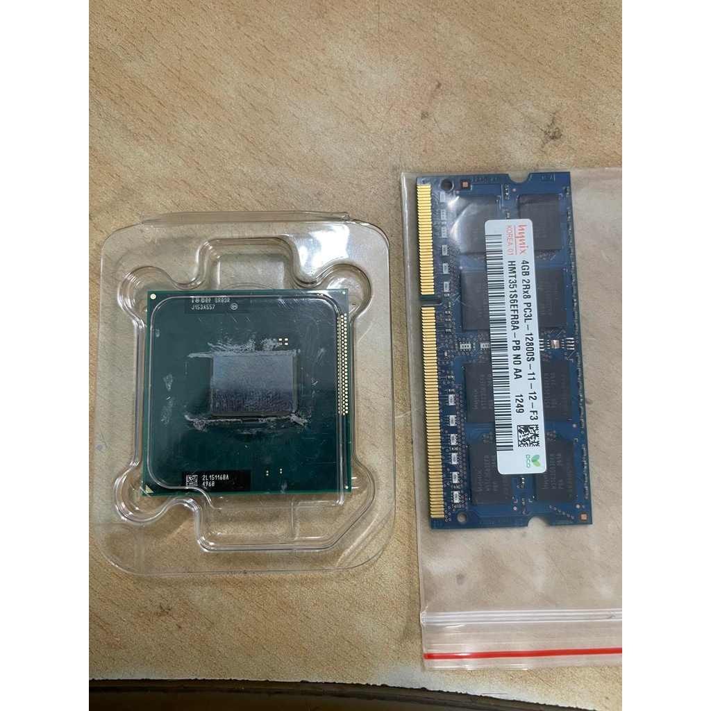 Côm bộ chíp và ram nâng cấp cho laptop