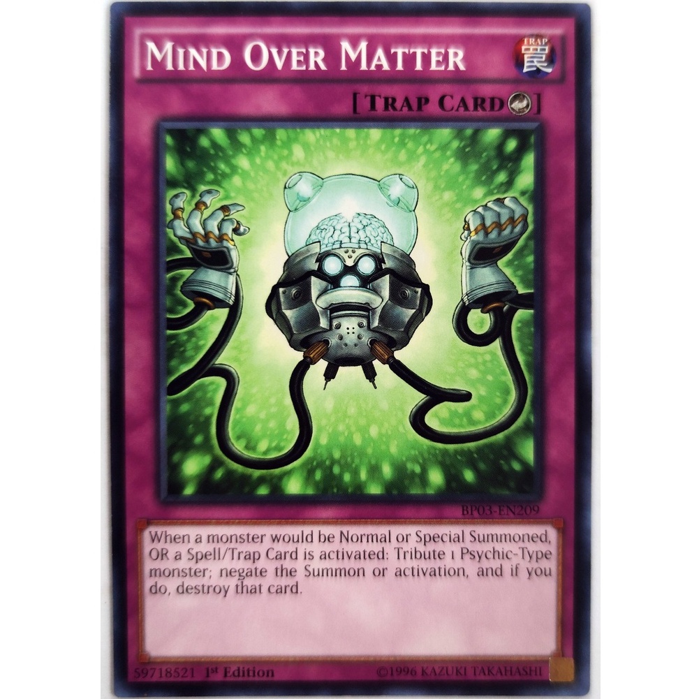 [Thẻ Yugioh] Mind Over Matter |EN| Common