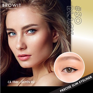 Bút kẻ mắt Browit Precise Slim Eyeliner So Black 0.6ml