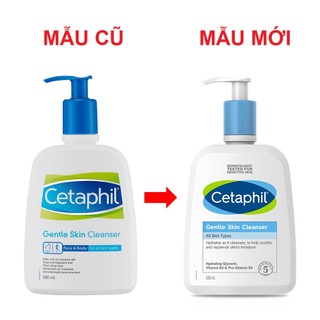Sữa rửa cho da mặt & toàn thân Cetaphil Gentle Skin Cleanser 500ml - 591ml