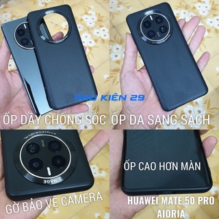 [Huawei Mate 50] Ốp lưng chống sốc,chống va đập lưng vải AIORIA
