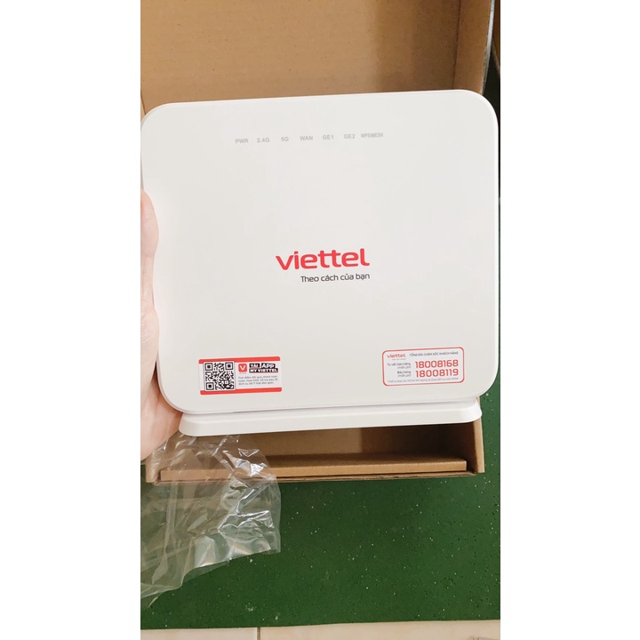 Mesh home Viettel DASAN W520CE phát sóng wifi 2 băng tần Full box đầy đủ phụ kiện
