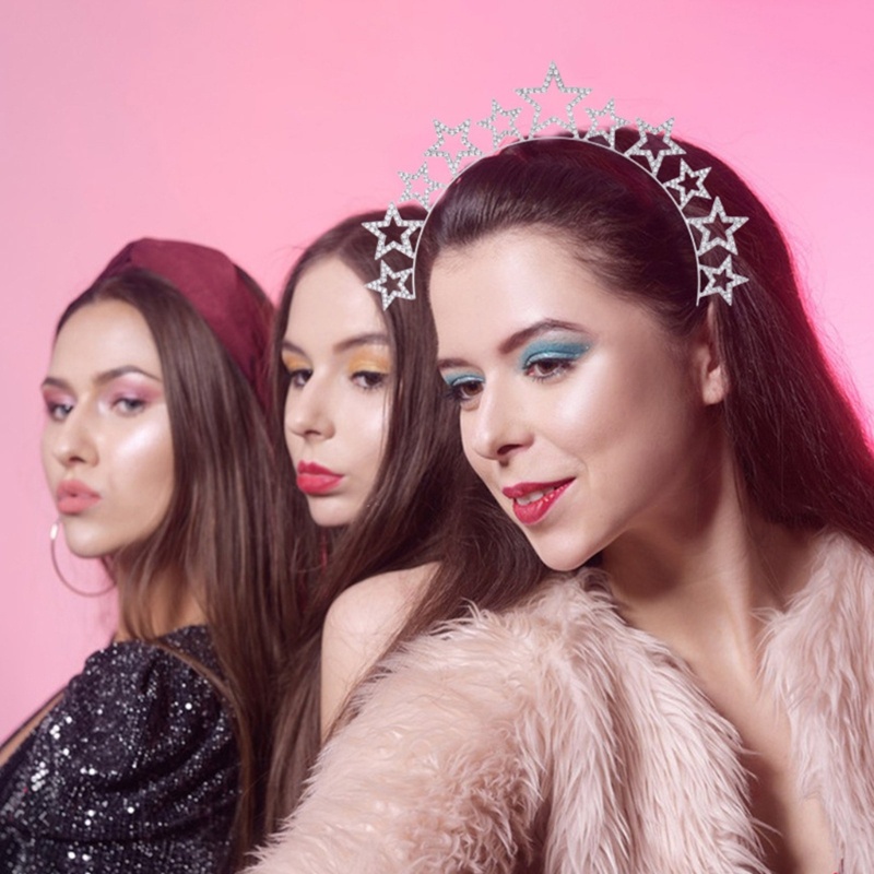 Cài Tóc Hình Ngôi Sao Đính Đá Nhân Tạo Thời Trang