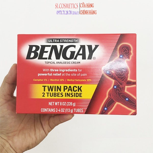Kem Xoa Bóp Giảm Đau BENGAY Ultra Strength 113g