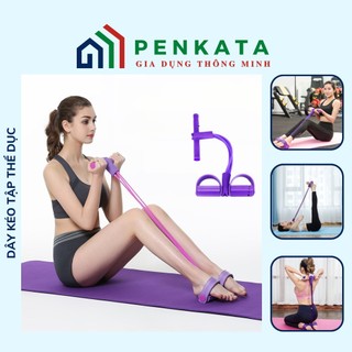 Dây Cao Su Đàn Hồi 4 Ống Co Giãn tập thể dục giảm mỡ bụng tại nhà