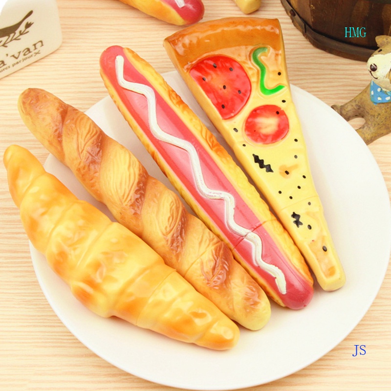 1 Bút Bi Tạo Hình Bánh Pizza Hot Dog Dễ Thương