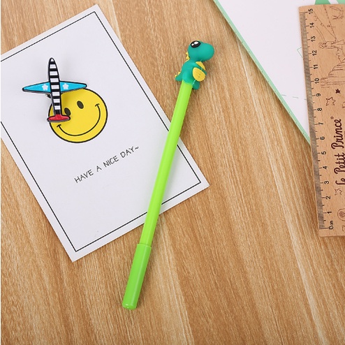 Bút Bi Viết Tạo Hình Khủng Long Siêu Dễ Thương - Bút Bi Viết Văn Phong Mực Đen