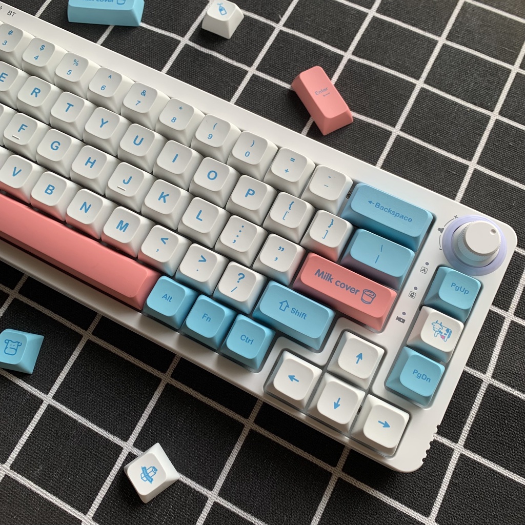 Keycaps PBT XDA - Milk Cover 119 Phím Dành cho phím cơ