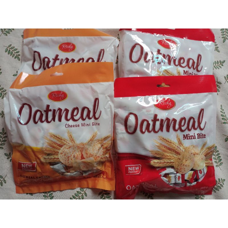 bánh, kẹo yến mạch oatmeal Richy vị sữa và phô mai