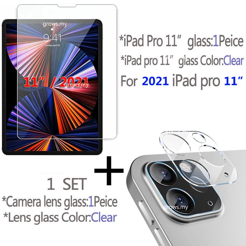 Kính Cường Lực Bảo Vệ Màn Hình Kèm Miếng Dán Bảo Vệ Camera Cho iPad Pro 11 2022 M2 4th generation iPad Pro M1 11 inch