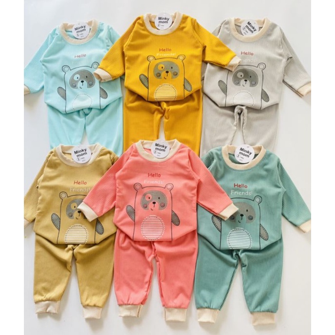 COMBO 2 BỘ LEN TĂM CHO BÉ SIZE 8-18KG