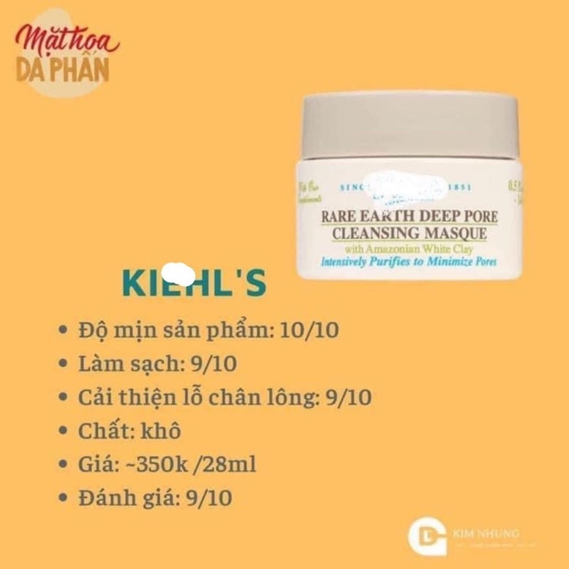 Mặt Nạ Đất Sét Kiehls Mini