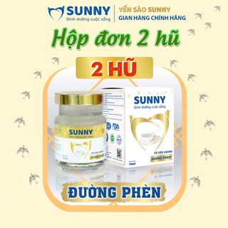 Yến Khánh Hòa Chưng sẳn-70ml/hũ-Yến sào Sunny