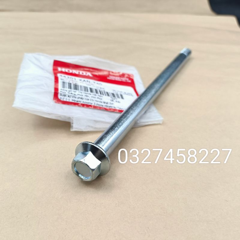Cốt đùm bánh trước xe WAVE ZX, FUTURE 1 zin Honda