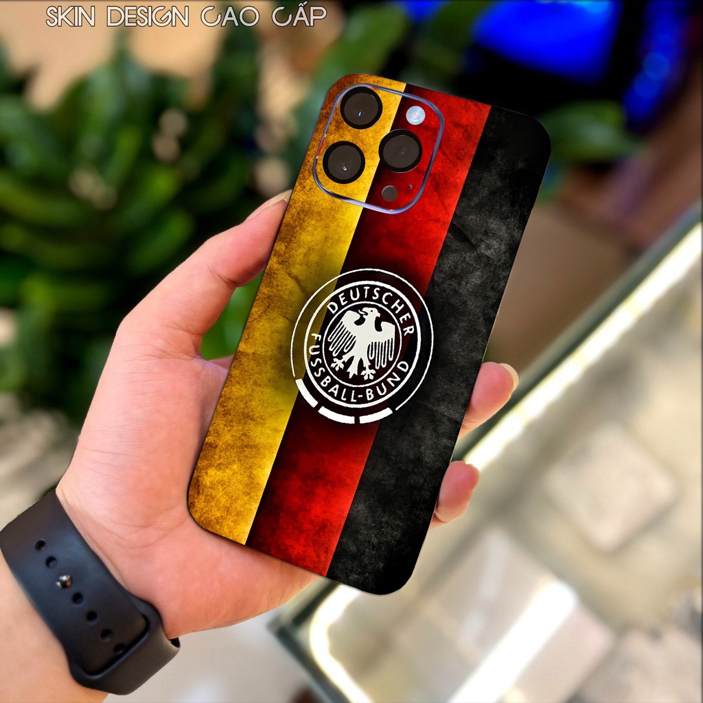 Miếng dán Skin điện thoại hình Đức Cho Iphone Và Các Dòng Máy Android