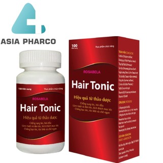 Hair Tonic chống rụng tóc, hói đầu, làm mượt và đen tóc, kích thích mọc tóc, chống bạc tóc (Hộp 100 viên)
