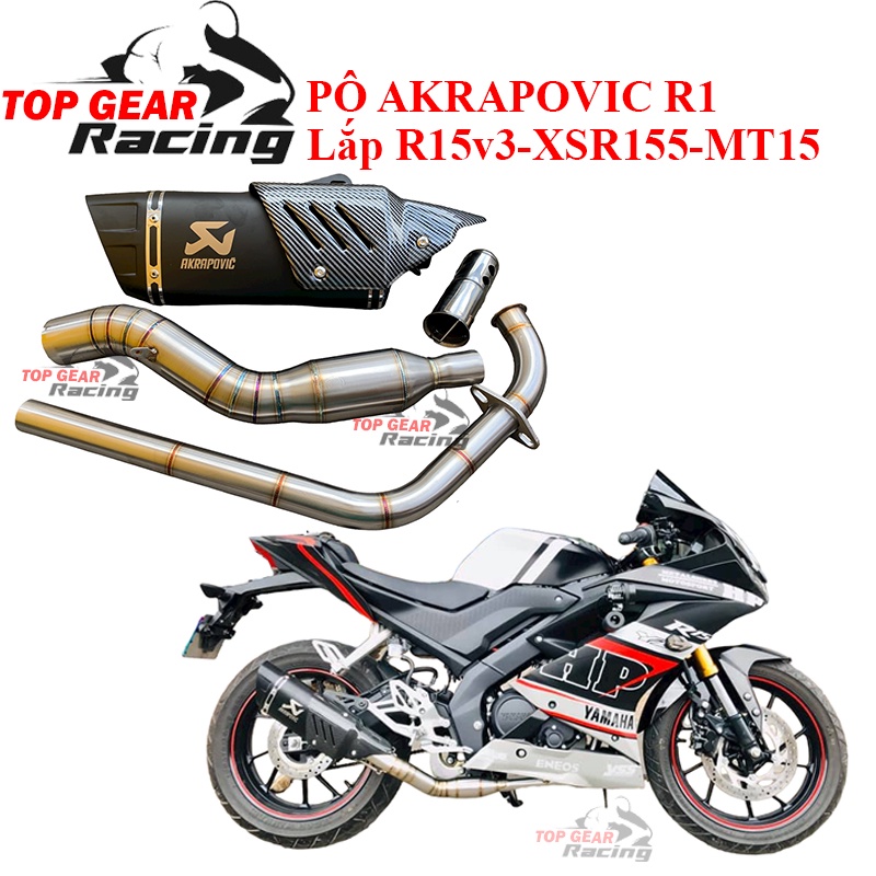 Pô R1 lắp xe R15v3 - Lắp như zin - Cực đẹp cực sịn