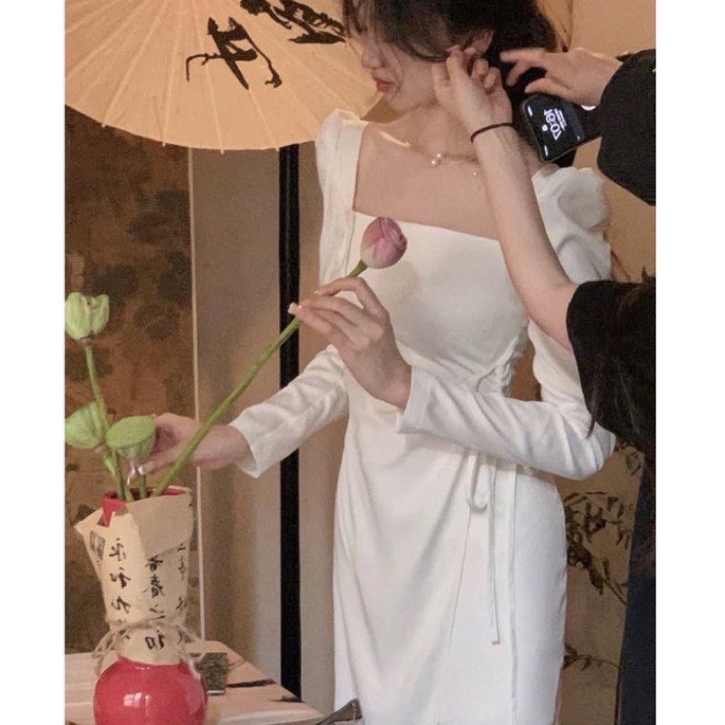 ĐÂM BODY TRẮNG XẺ TÀ DÂY EO SANG CHẢNH