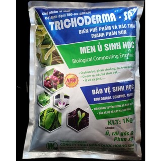 Trichoderma - men ủ phân hủy xác bã thực vật, klt: 1kg.